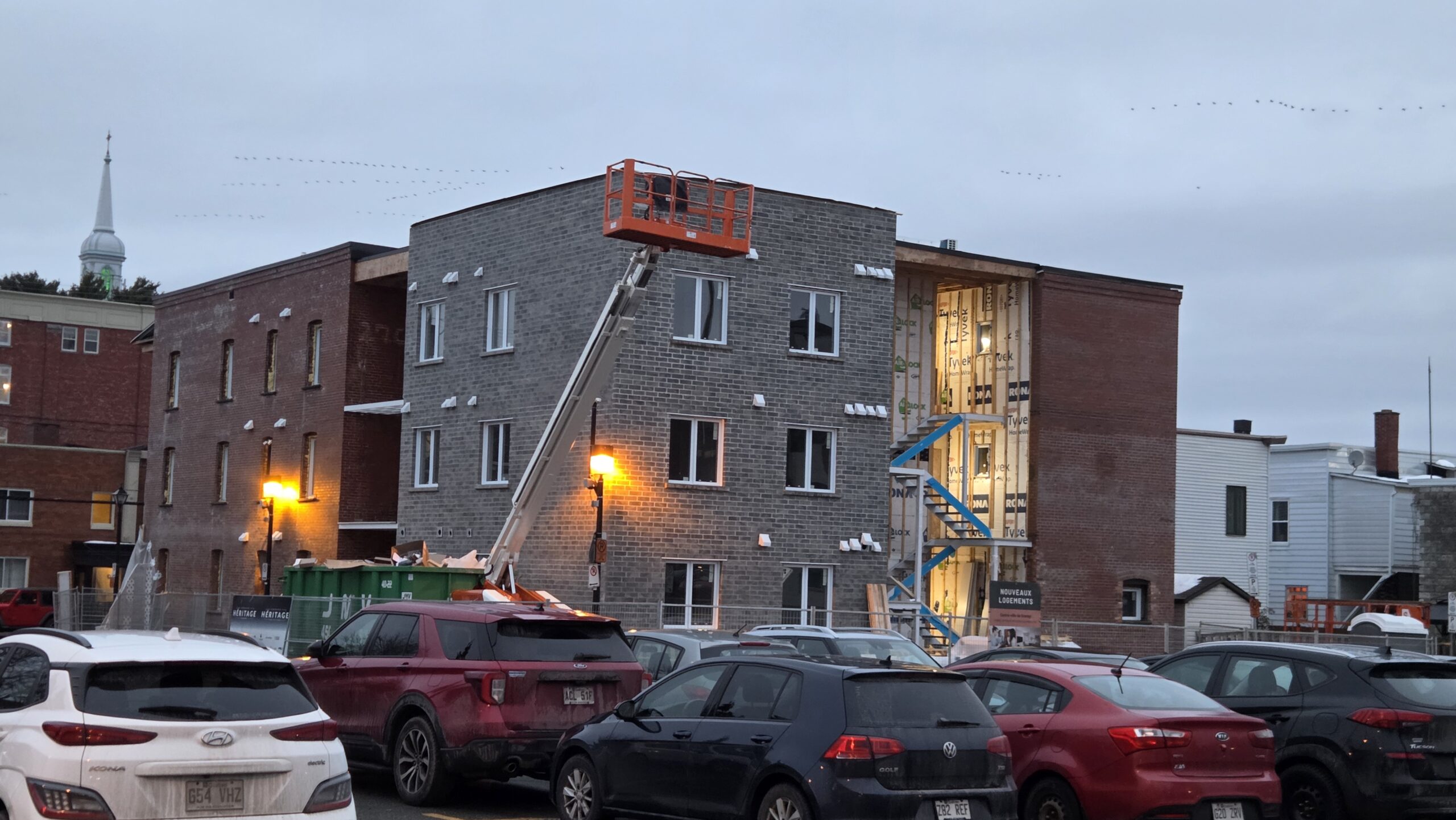 Les cages d'escalier prennent forme!